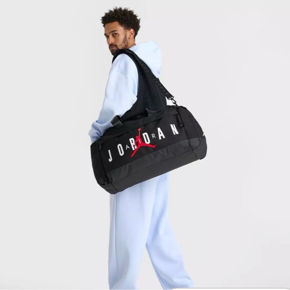 Jordan Black and Red Duffel Bag - Picture 8 of 8